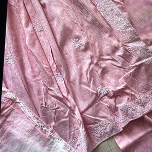 Pink Kurti Set with Dupatta