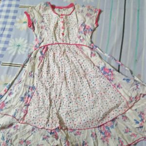 Floral Printed Dress For Girls 🌸🌸