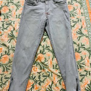 Women Denim Grey Jeans Clearance Sale