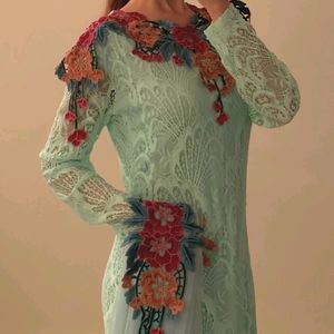 Embroidery Kurtha With Dupatta