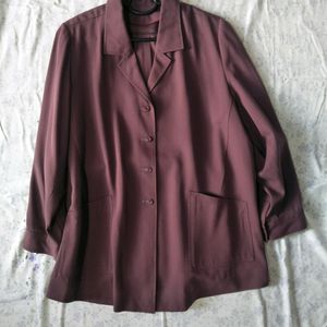 Mauve Blazer-Shirt