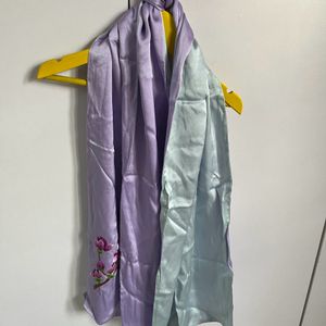 Satin Embroidered Stole