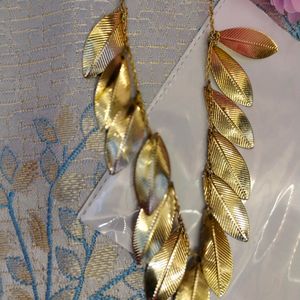 Golden Leaf Necklace