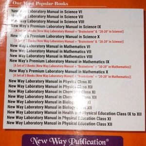 New Way Science Book Class 10th