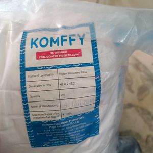 2 Komffy Fiber Pillows