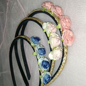 Floral Hairbands- set of 3