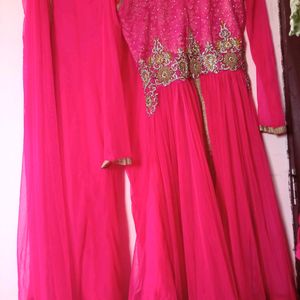 Sharara Front Open Slit Party Wear