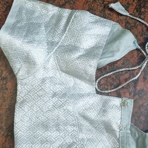 SILVER COLOUR BLOUSE Princess Cut