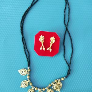 Mangalsutra With Earrings