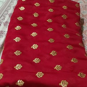 Red Saree