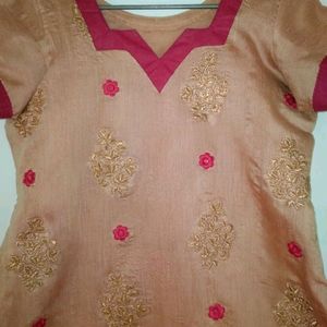 Embroidered Kurta Dupatta Set