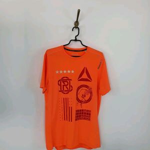 Reebok  Unisex T-shirt| Active Wear | Orange |