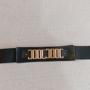 Black Stretchable Belt