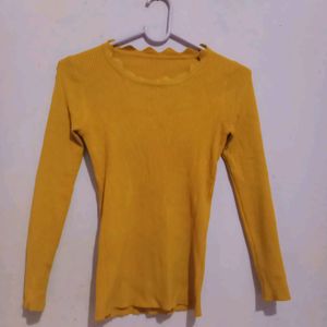 Mustard yellow sweater