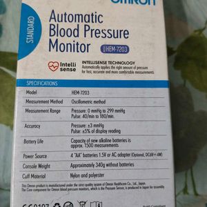 Omron Blood Pressure(BP) Machine