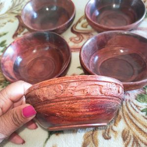 wooden serving bowl