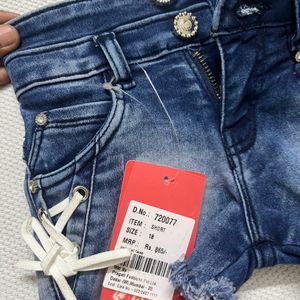 Baby Shorts Denim