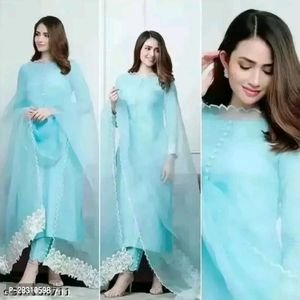 Trendy Cotton Embroidered Kurta Set💙😻