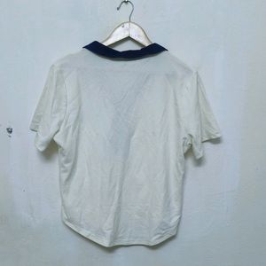 Trendy New Cream Blue Top For Women