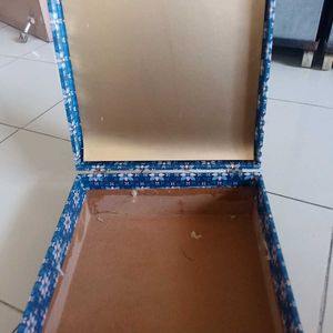 🟩Offer🟩Blue Colour Cardboard Storage Box