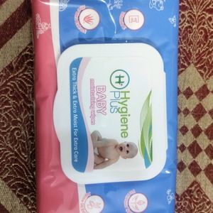 Hygiene Plus Baby Moisturising Wipes