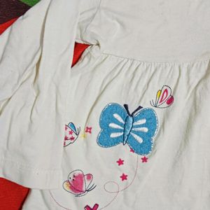 Combo Of baby Girl Clothes (6 To 12 Months)