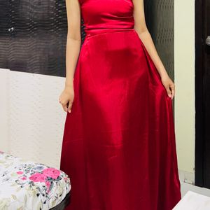 Red Party Gown