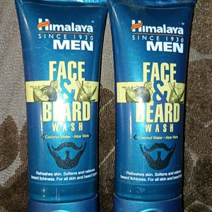 Combo Of 2 Himalaya Men Face And Beard Wash