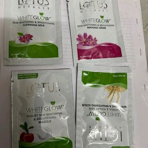 Lotus White glow Facial Kit)