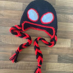 SPIDERVERSE SPIDERMAN Childrens Beanie Hat - Cap