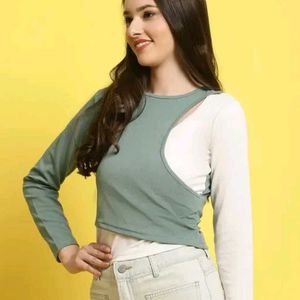 Fabflee Casual Full Sleeves Top