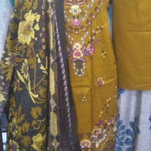 Diwali Drop Karachi Cotton Printed Suit Unstitch