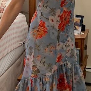 Zara Floral Dress (synthetic Fabric)