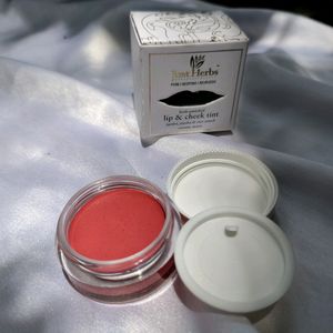 Just herbs lip & cheek tint, shade - peachy coral