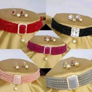 Crystal Choker Set(5 Combo)