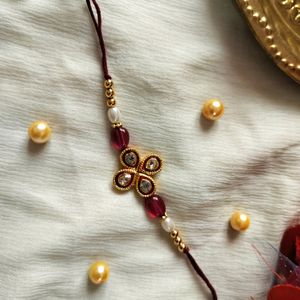 Pretty Kundan Rakhi