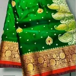 Combo Of 2 Saree_satin Silk And Mysore Sillk