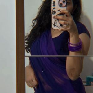 Saree with blouse