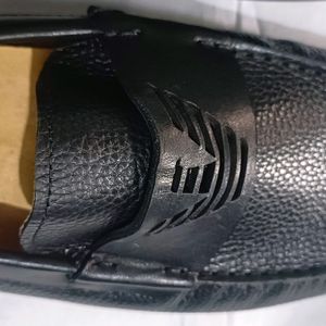 Emporio Armani Leather Loafers Casual Shoes