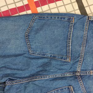 H&M Blue Distressed Jeans