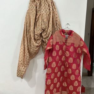 Heavy 3 Piece Banarsi Suit For Bust M &L