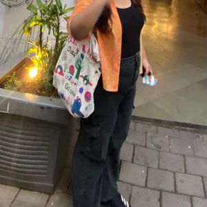 Off Black plus size cargo from Sassasfras