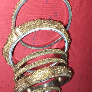 Golden Bangles Set❤️🤗