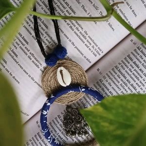 Indigo Tie Chain Handmade Jewellery