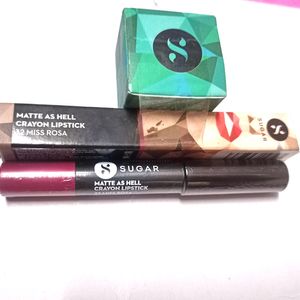 Sugar Cosmetics Matte As Hell Lip Crayon