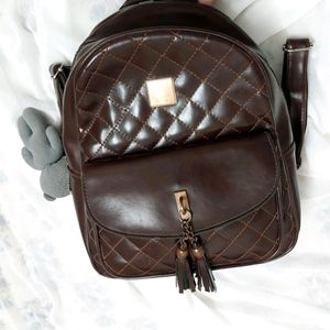 Coffee Brown Backpack