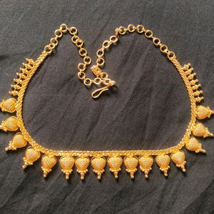 One Gram Micro Gold Plated Traditional Designer Necklace