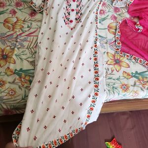 Plazzo Set With 2 Mtr Shiffon Dupatta