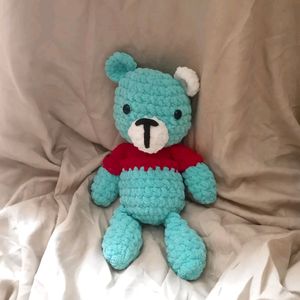 Crochet Blue Teddy