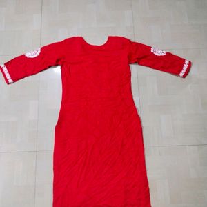 Red Kurti 🛍️